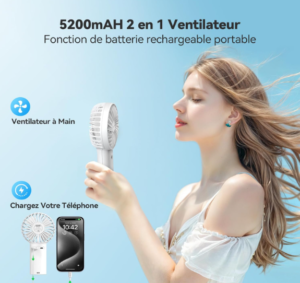 Mini ventilateur de poche